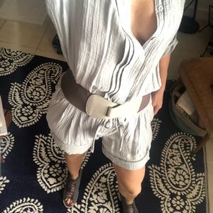 BCBG maxazria romper sea foam green SIze 4